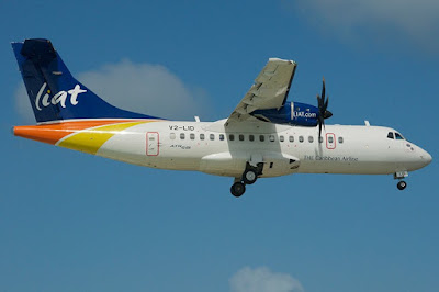 LIAT Plane in flight