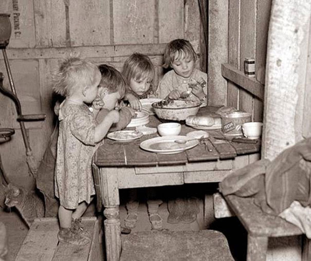Рождественский обед во время Великой Депрессии: репа и капуста