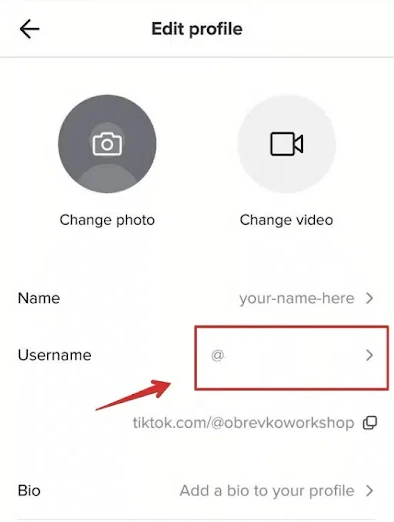 طريقة تغيير اسم المستخدم في تيك توك 2023
