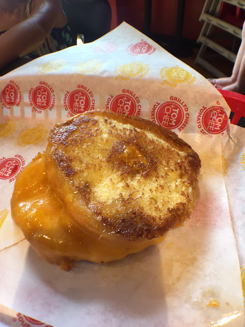 Grilled Cheese Donut from Tom + Chee in Newport Kentucky