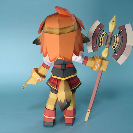 Class of Heroes 3D Dwarf Papercraft