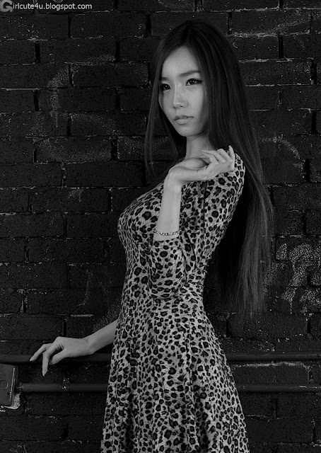 2 Lee Ji Min - Leopard Girl-very cute asian girl-girlcute4u.blogspot.com