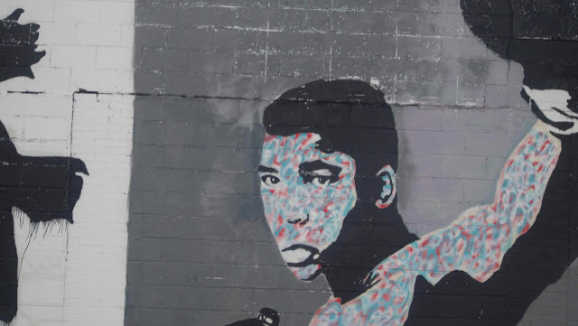 Mohammad Ali Graffiti in Detroit 