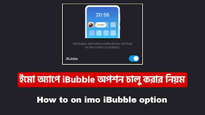 How to Enable iBubble on Imo