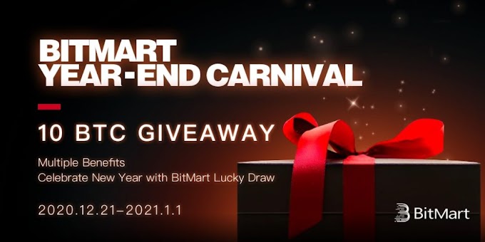 BitMart Giveaway is 10 BTC to its community members