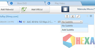 Cara menggabungkan subtitle video dengan menggunakan software pengonvert video Any Video Converter