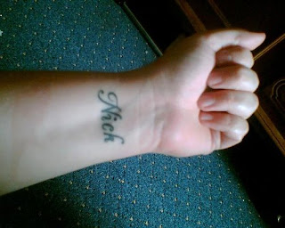 wrist tattoo name