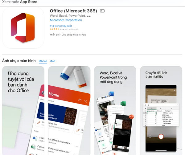 Office (Microsoft 365) - Tải ứng dụng trên Google Play b3