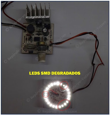 Circuito casero para probar LEDS SMD en bombillos y tiras Back Light..