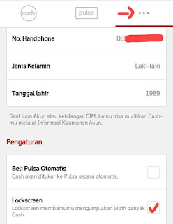 pengaturan cash tree