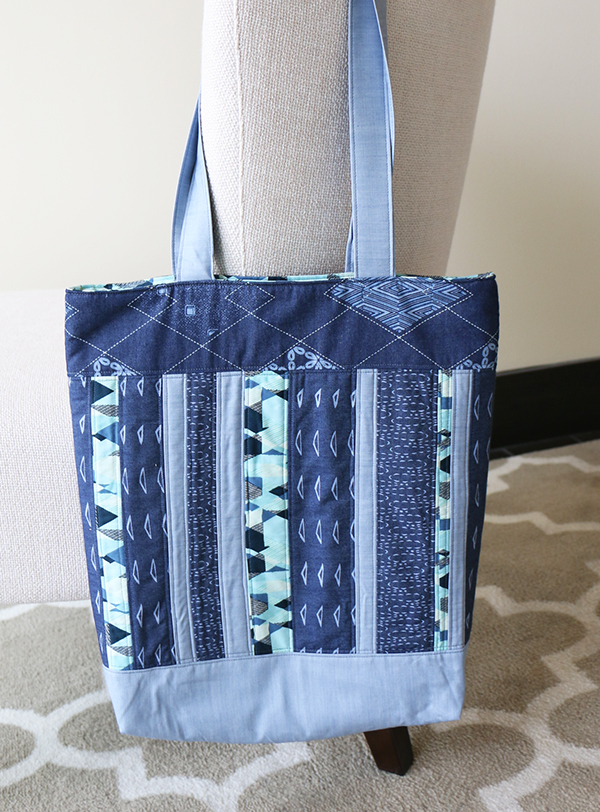 http://www.fatquartershop.com/indigo-tote-bag-kit