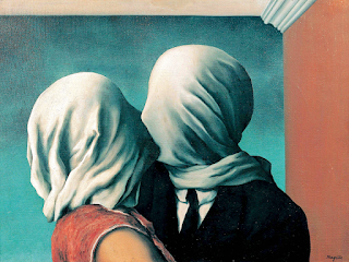 The lovers of Rene Magritte