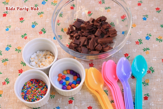 What you need to Make Chocolate Spoons