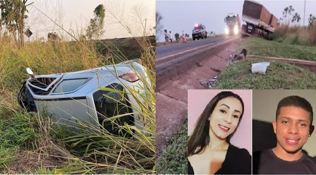 Itaquiraí- Acidente de trânsito na BR-163 mata dois jovens moradores em Naviraí