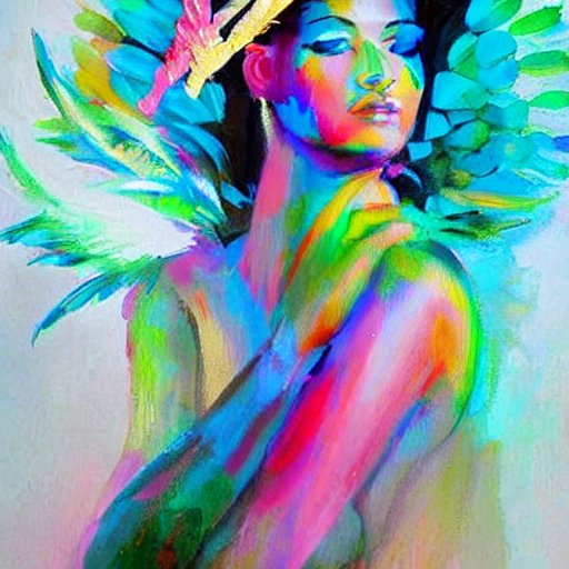 ART GALLERY - Art Drawing  Vivid Colors Woman Wallpaper HD