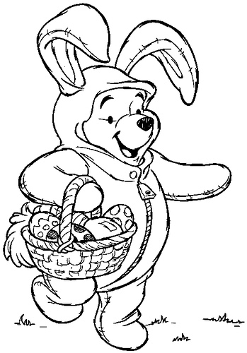 cute coloring pages of easter bunnies. cute easter bunny coloring