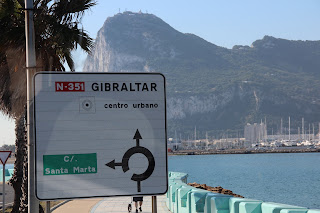 on the path to The Rock of Gibraltar
