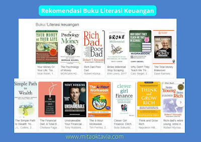 Rekomendasi buku-buku finansial untuk belajar literasi keuangan