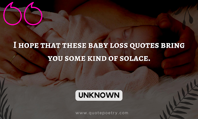loss of a baby quotes