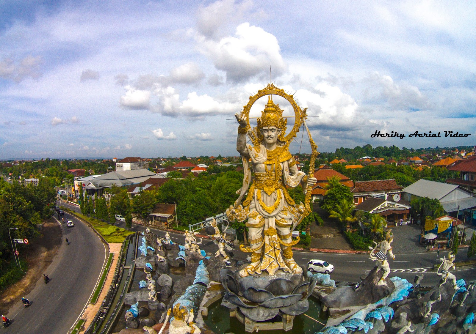 Jasa Video dan Foto Aerial Ikon Kota Denpasar