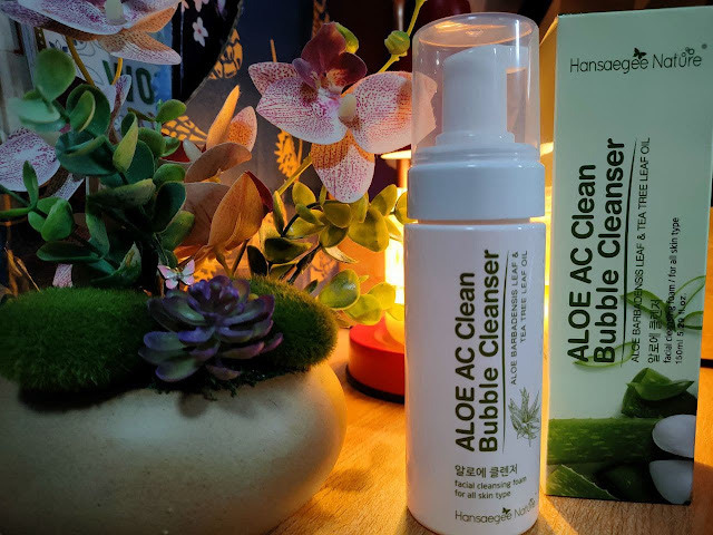 Hansaegee Nature Aloe AC Clean Bubble Cleanser Review