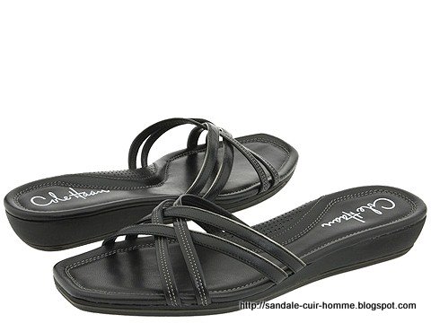 Sandale cuir homme:homme-676515