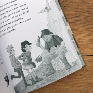 Rezension Kinderbuchblog Familienbücherei: "Die Waschanlage der Schutzengel" von Petra Steckelmann, illustriert von Mele Brink, erschienen im Verlag Edition Pastorplatz