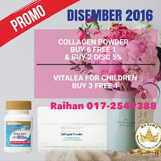 Promo Disember Shaklee 2016