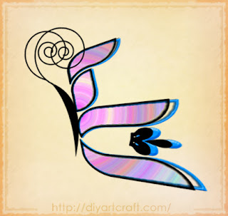 butterfly tattoo letters RC