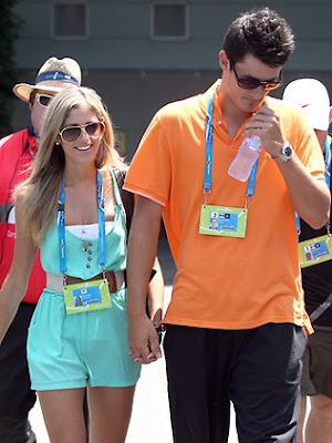 Bernard Tomic with Girlfriend