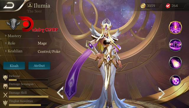 Arena of Valor : Hero Ilumia ( The Seer ) High Damage Builds Set up Gear