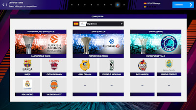 International Basketball Manager 23 Game Screenshot 1