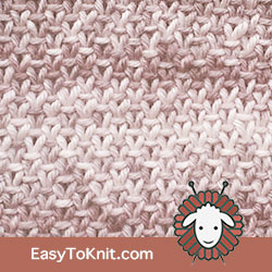 #Knit Linen Slip Stitch #easytoknit 