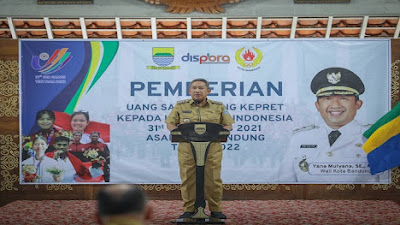 Pemkot Bandung Beri  Kadeudeuh Atlet Harumkan Nama Bangsa Yang Berlaga di SEA Games Vietnam