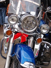 Harley de Natal... com lacinho e tudo!