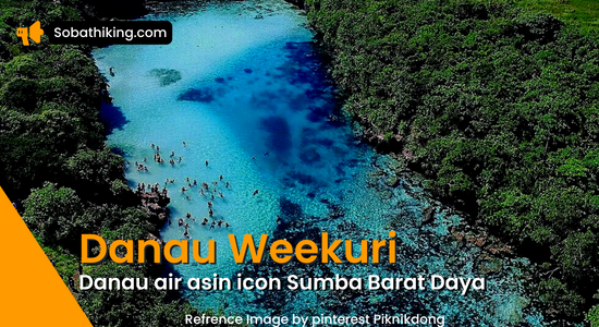 Danau Weekuri merupakan danau air asin di Sumba Barat Daya, NTT yang terbentuk dari air lau yang berhasil melalui celah-celah batu karang