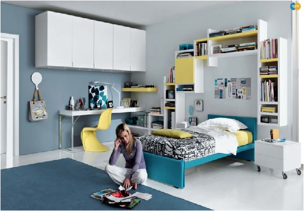 Key Interiors by Shinay Cool  Modern  Teen Girl Bedrooms 