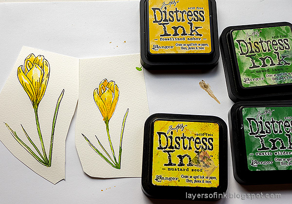 Layers of ink - Mother's Day Card Tutorial by Anna-Karin Evaldsson. Made with Simon Says Stamp Thoughtful Flowers.