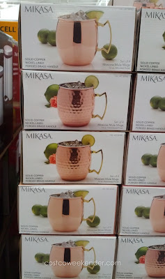 Enjoy a refreshing Moscow Mule in the Mikasa Moscow Mule Copper Mug