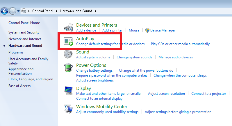 Cara Menonaktifkan Autoplay di Windows 7