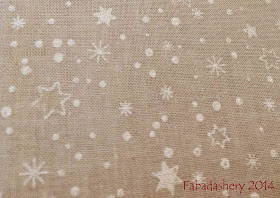 Pearlescent star fabric