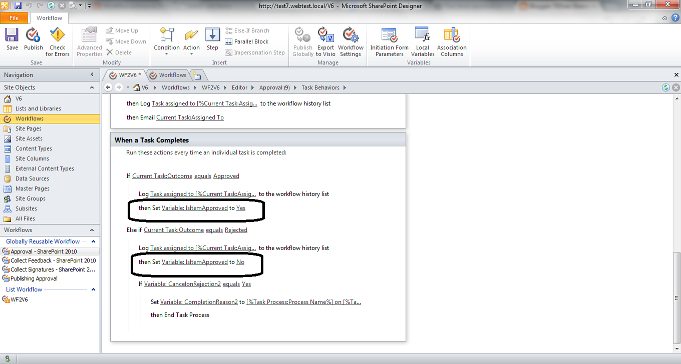 SharepointFlyHigh Two level approval workflow in 