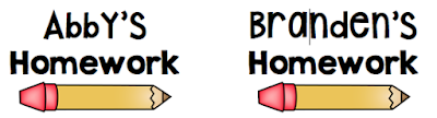 personalized homework folder labels