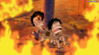 ワンピースアニメ 501話 エース ルフィ 幼少期 | ONE PIECE Episode 501 ASL