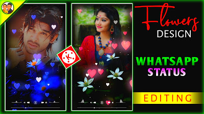 Flowers effect beautiful whatsapp status video making using kinemaster Tamil