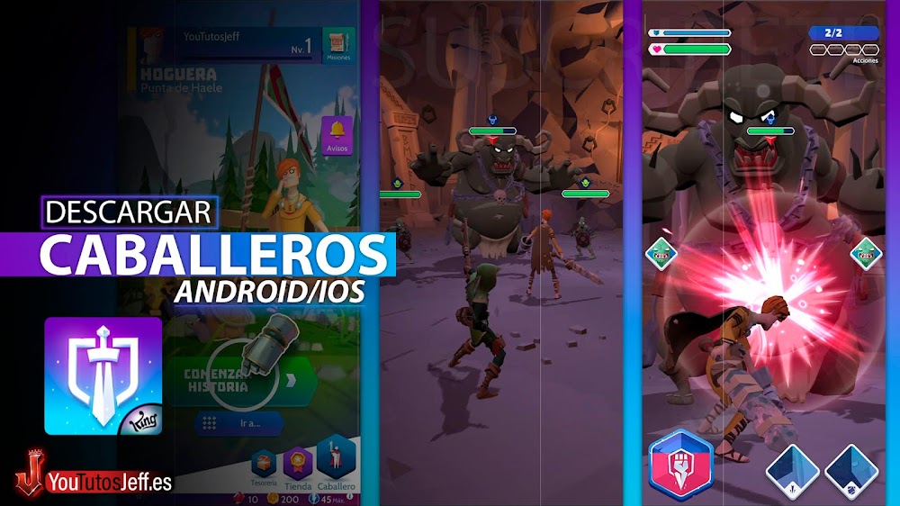 Llegan los Caballeros de la Furia, Descargar Knighthood para Android o iOS