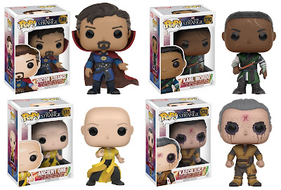 Doctor Strange Movie Pop! Marvel Vinyl Figures by Funko - Sorcerer Supreme Dr. Stephen Strange, Karl Mordo, the Ancient One & Kaecilius