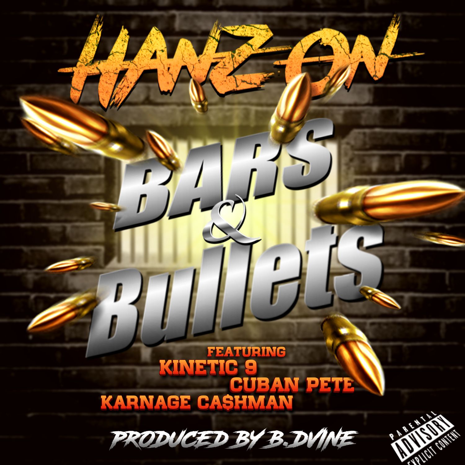 1500px x 1500px - HHHeadz.com: Hanz On Feat. Kinetic 9, Cuban Pete, & Karnage Ca$hman - Bars  & Bullets
