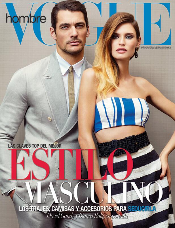 Vogue Hombre Mexico June 2013 Supplement — David Gandy & Bianca Balti