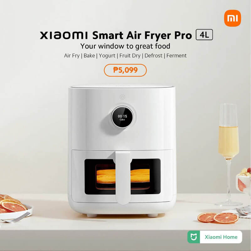 Xiaomi Smart Air Fryer Pro 4L is now available in PH, priced at PHP 5,099!